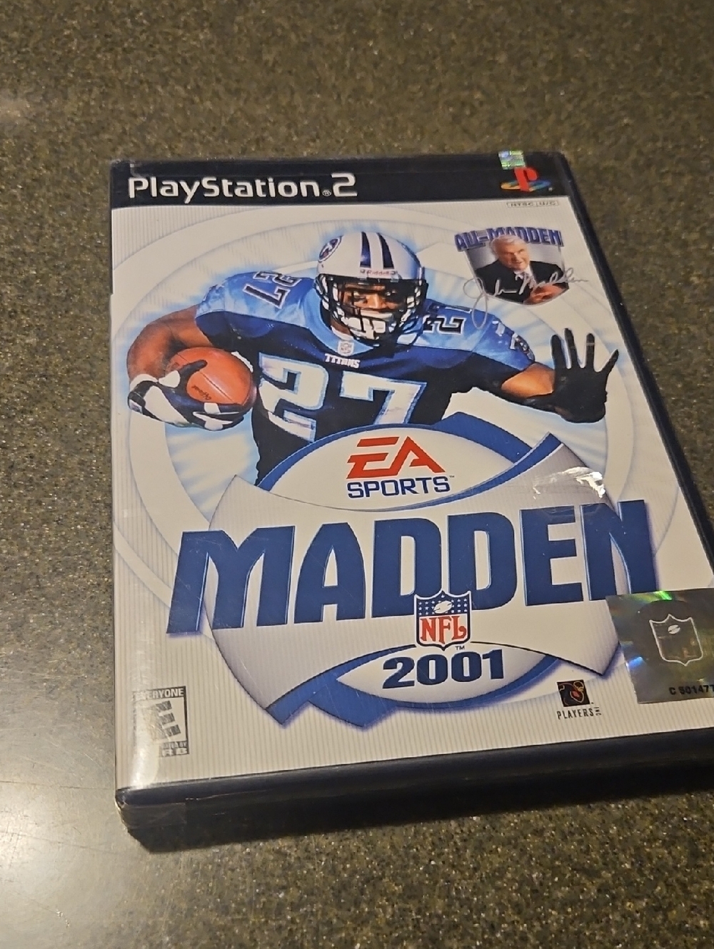 Sony PlayStation 2 Madden NFL 2001 – White & Blue Cover